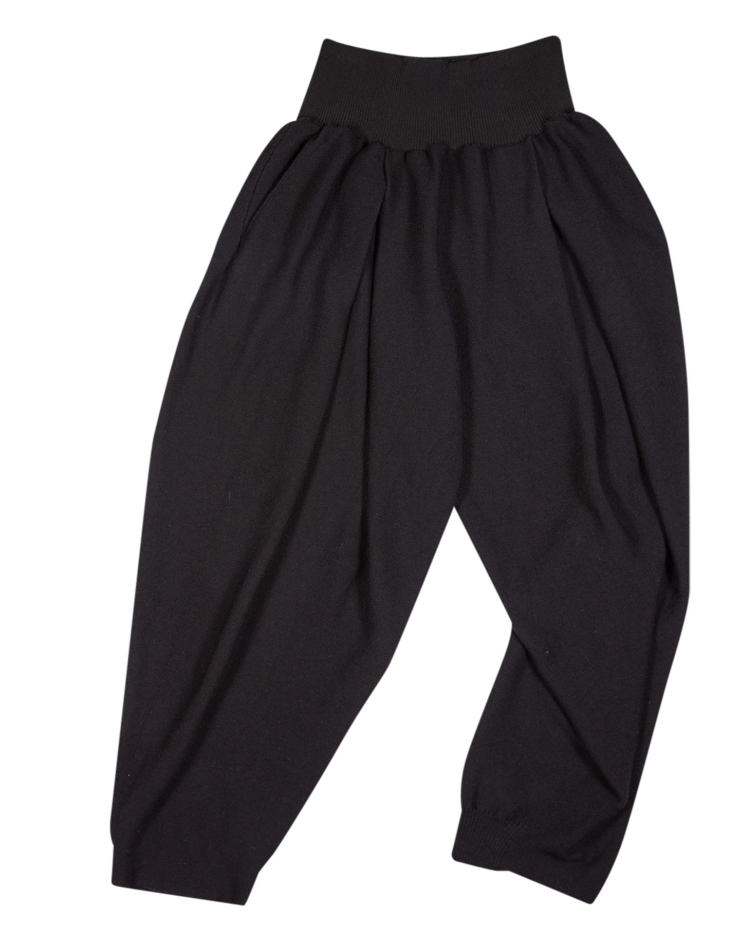 Inverted pleat trousers