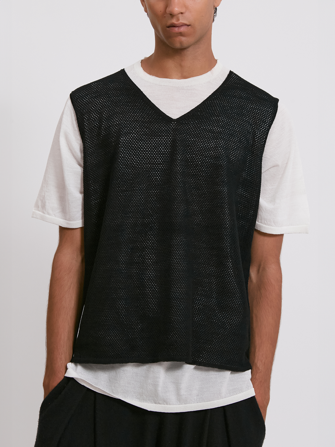Fishnet vest