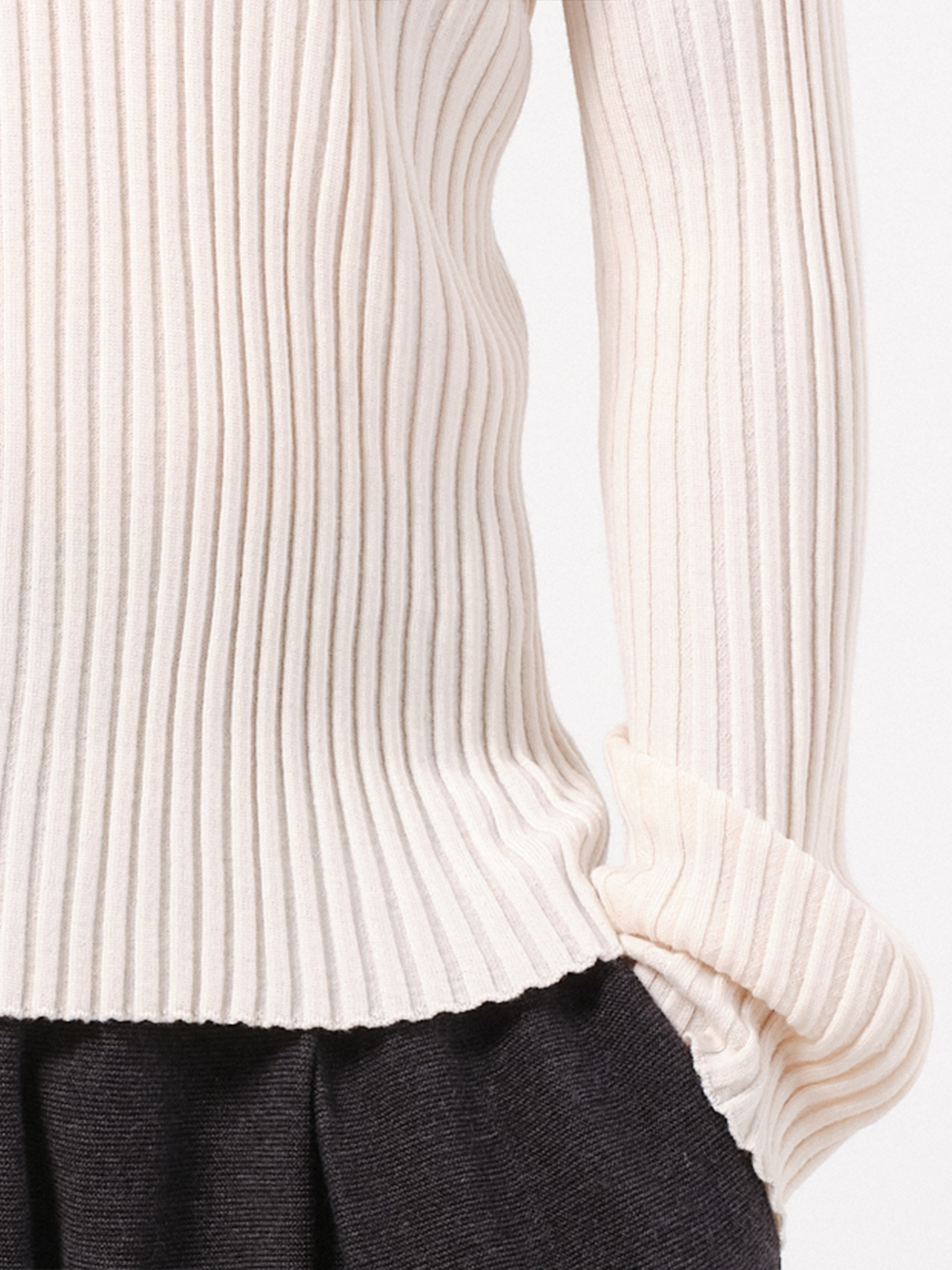 Ribbed pullover