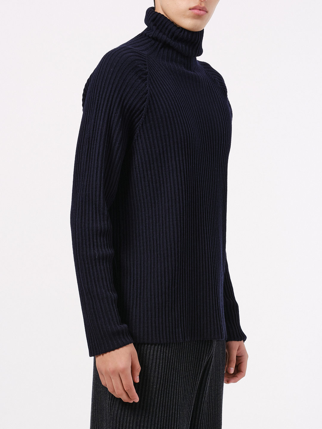 Relax ribbed pullover