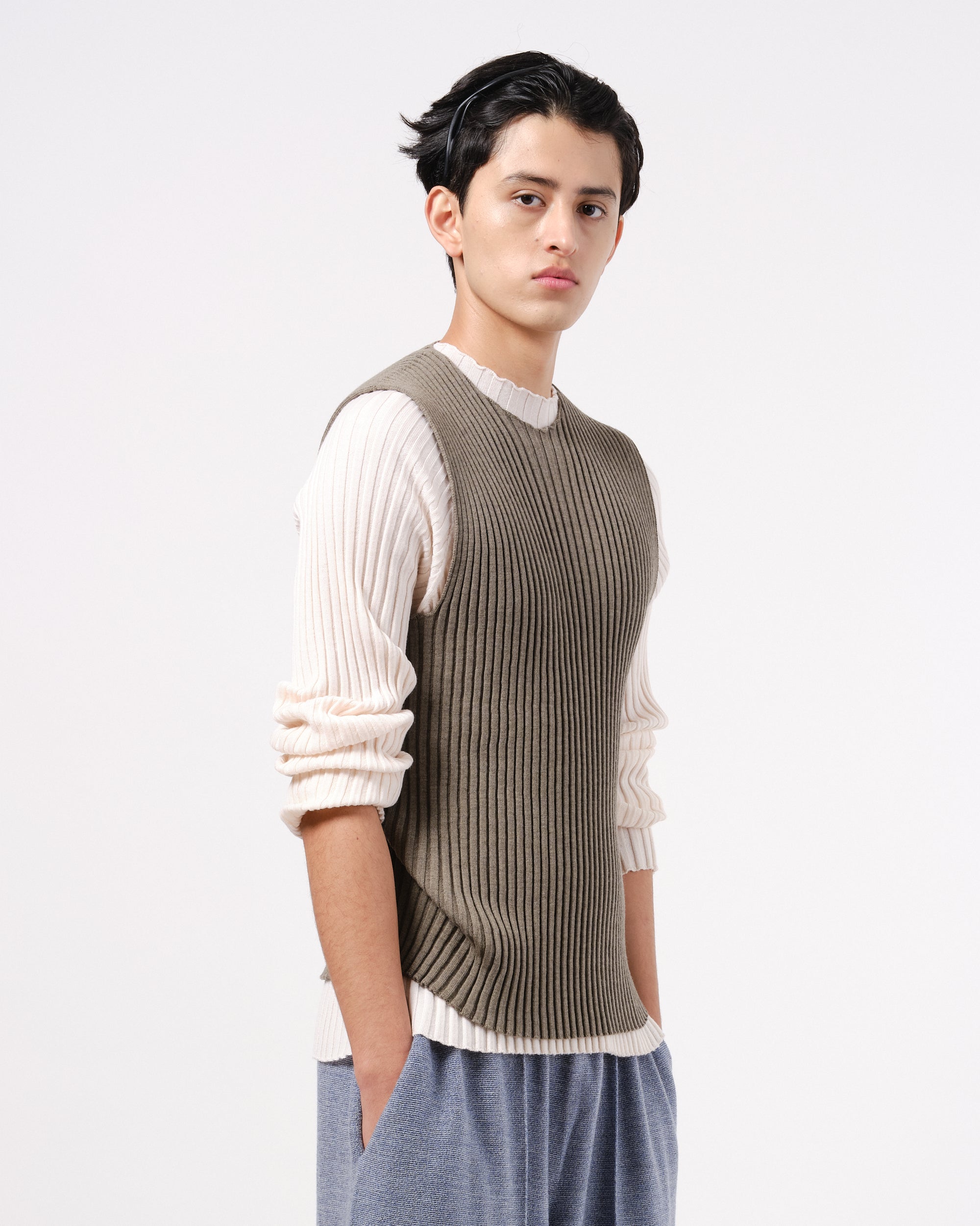 Ribbed vest