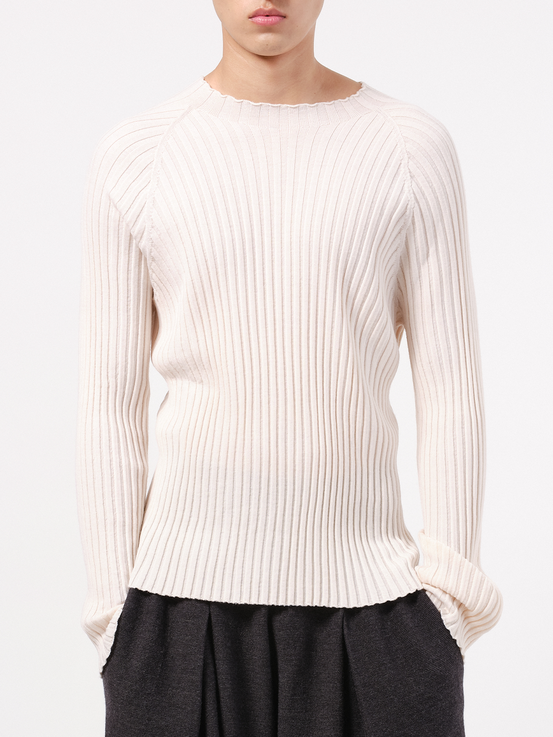 Ribbed pullover