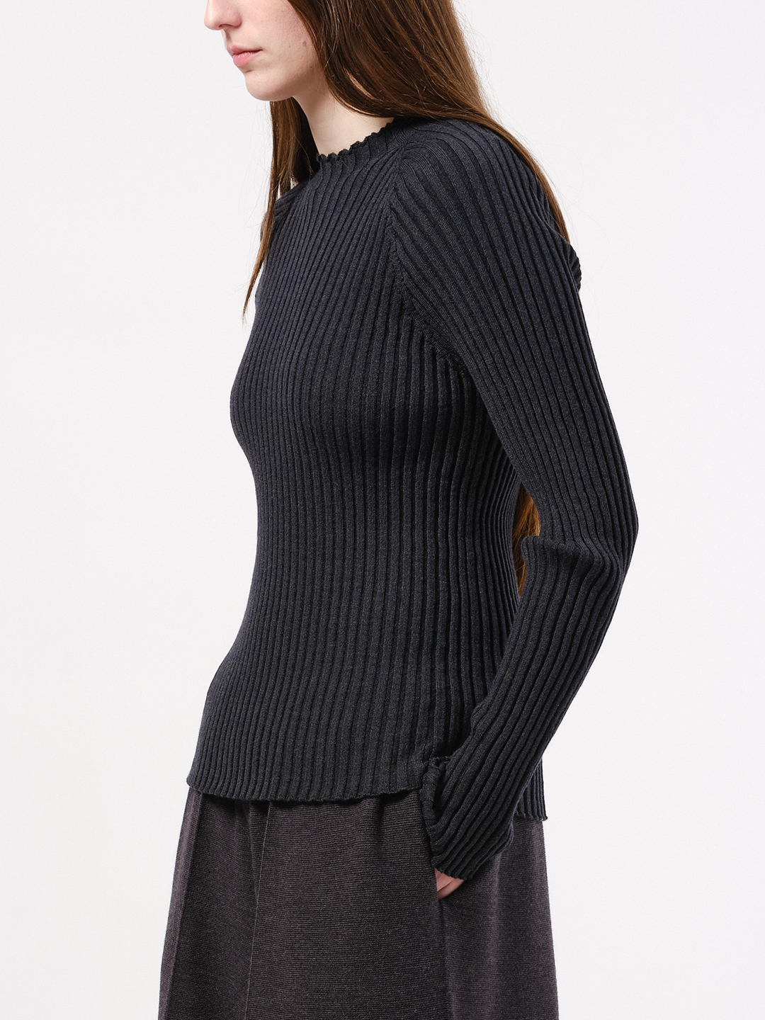 Ribbed pullover