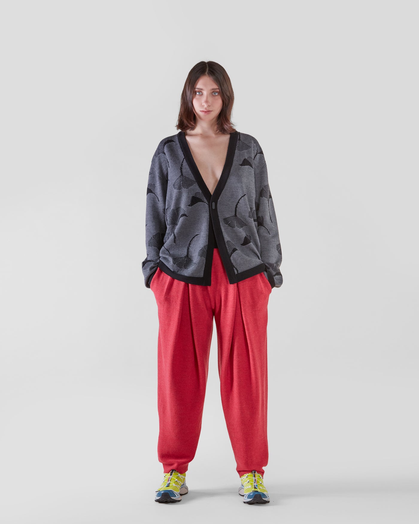 Cardigan Jacquard Ginkgo